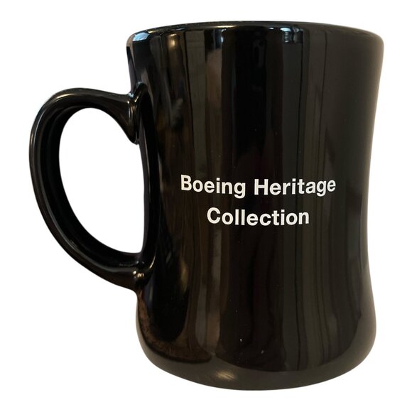 Boeing Black Heritage Collection Aviation Totem Design Coffee Mug Vintage 1990's - Picture 3 of 4